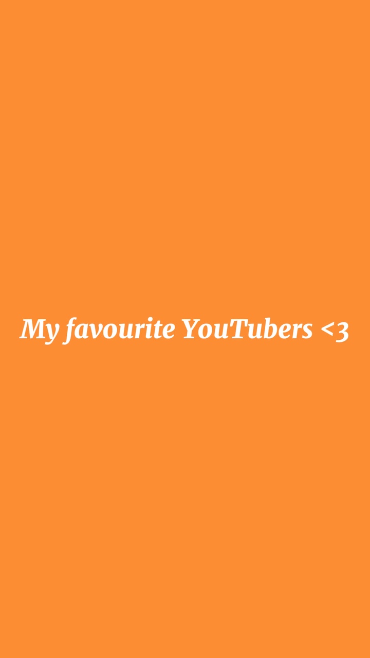 Youtubers <3