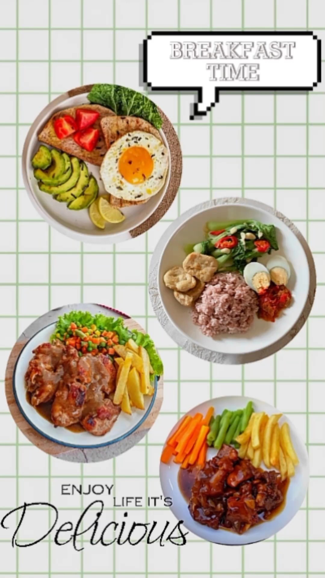 14. breakfast time 