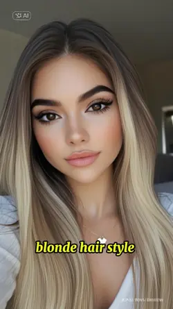 blonde hair effect 