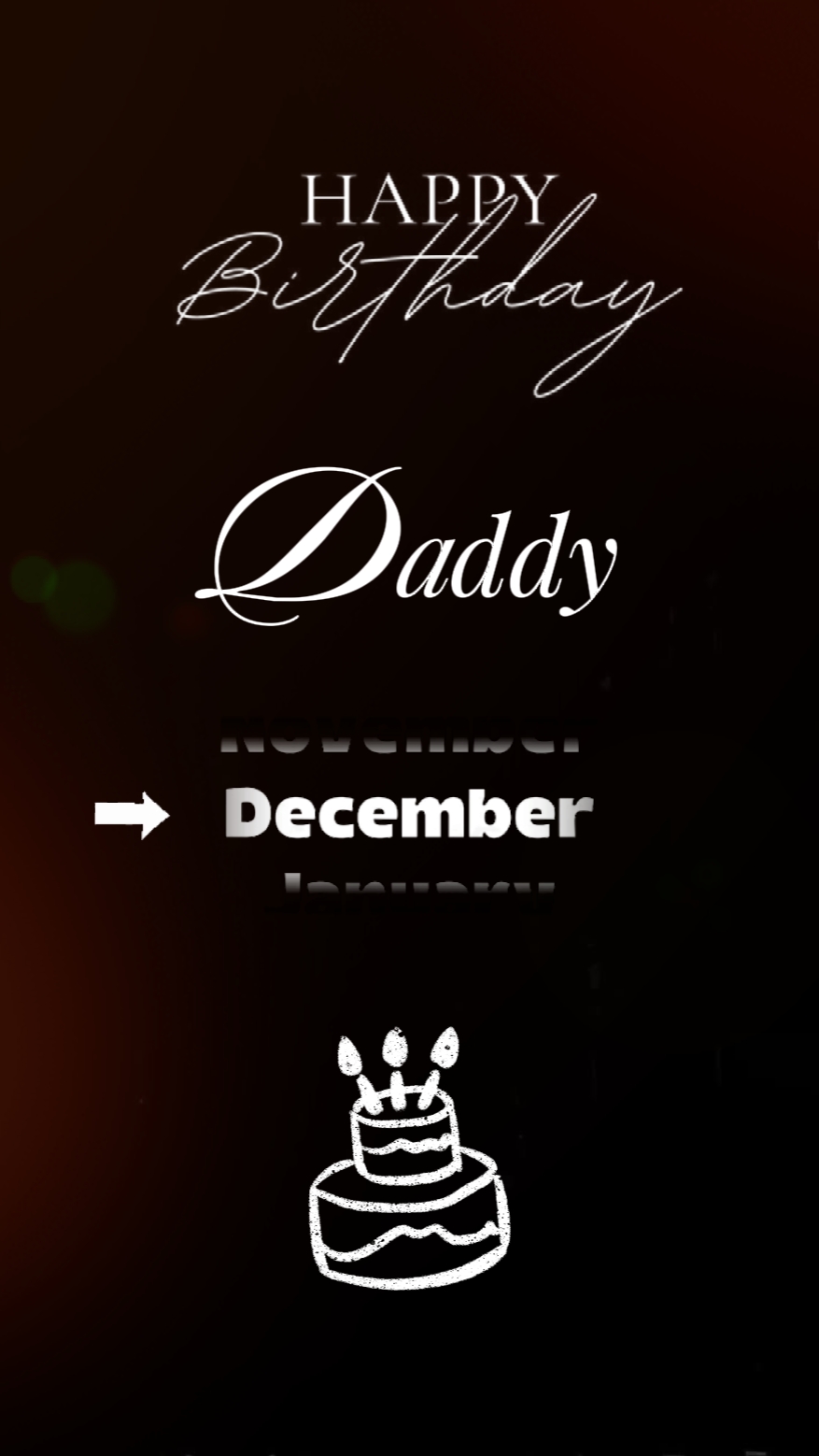 Aniversário Papai
