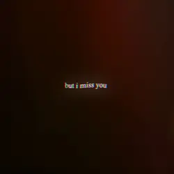 I MISS YOU …