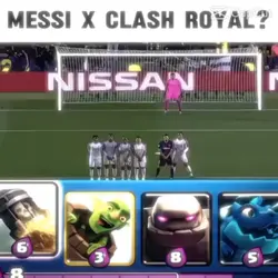 Messi x clash Royale