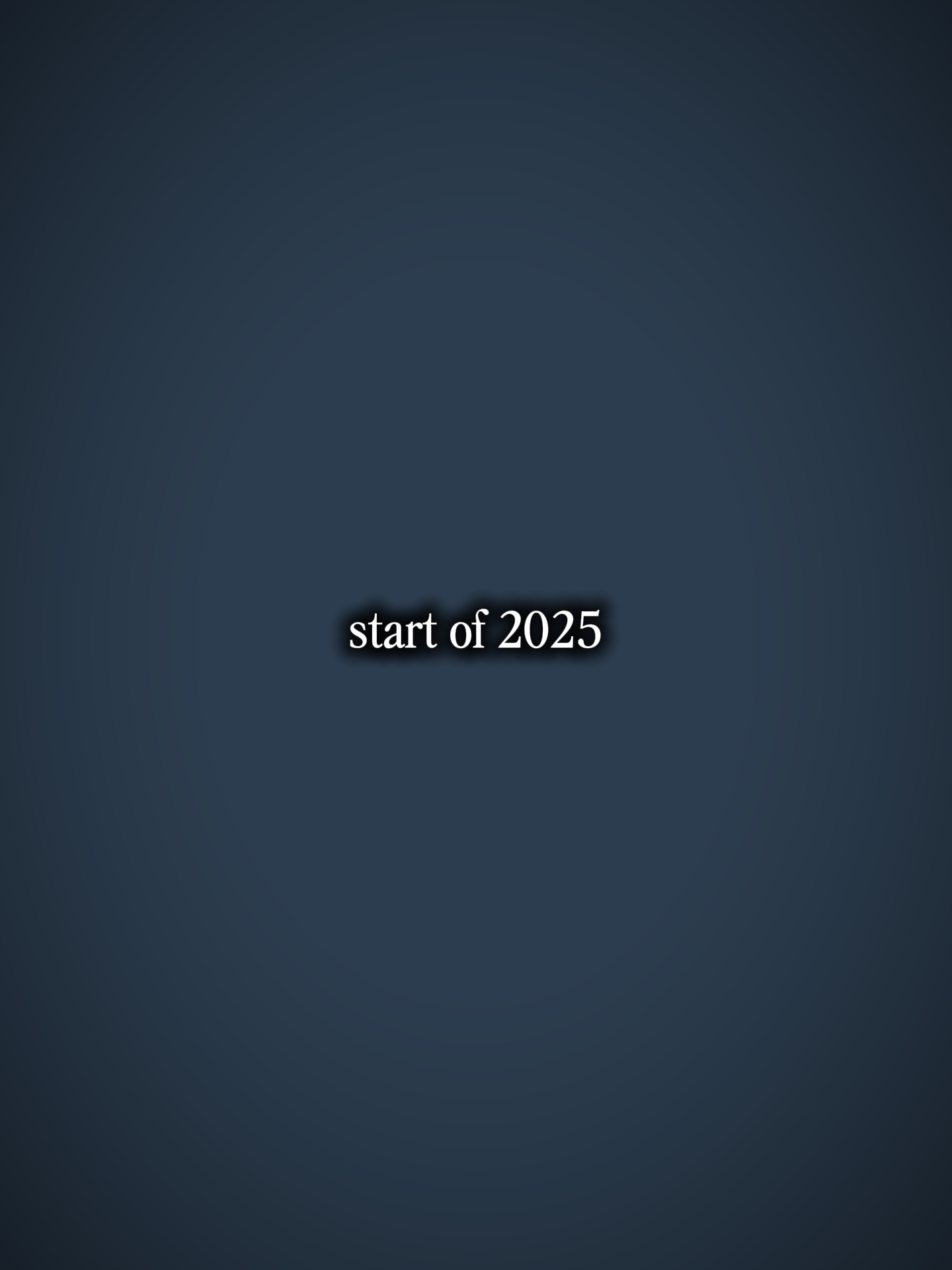 Comienzo de 2025