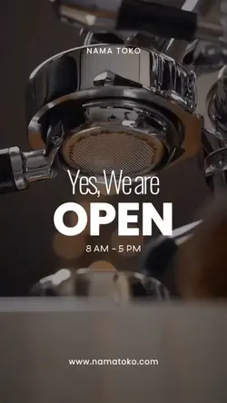 story : we are open 