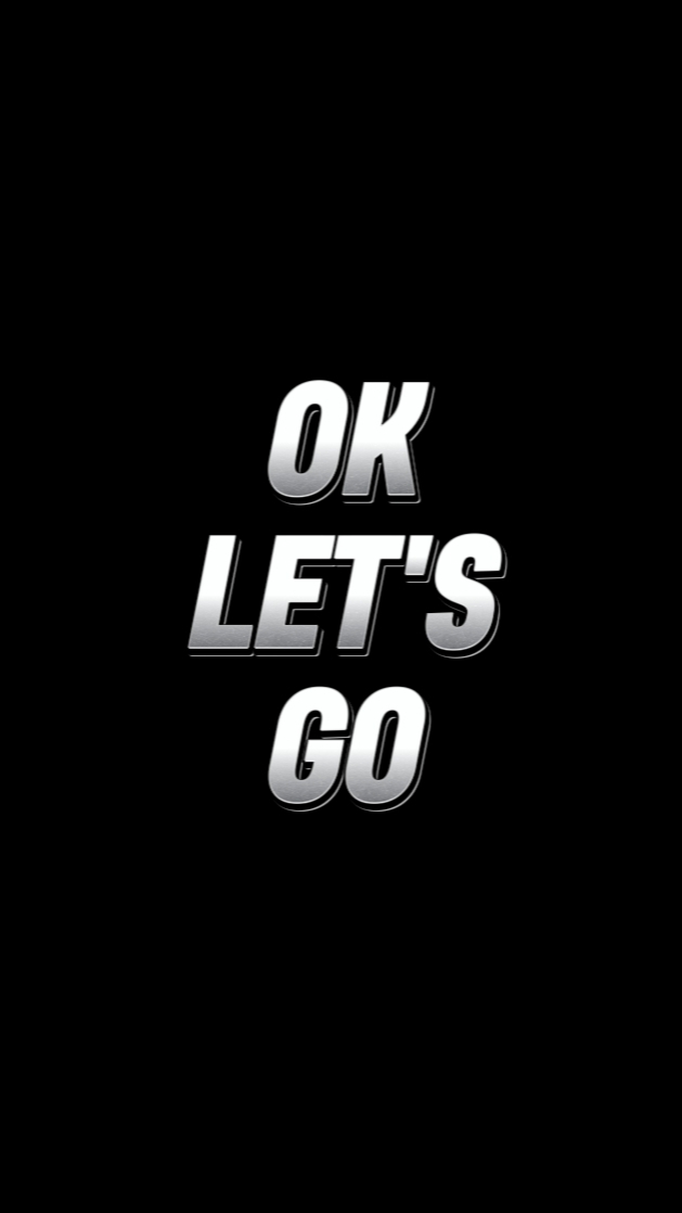 OK, LOS GEHT 'S!! 