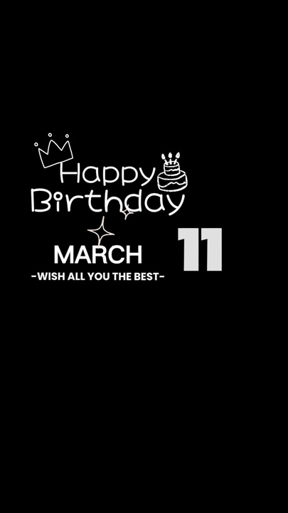 JOYEUX ANNIVERSAIRE 11 MA