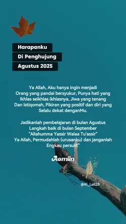 Penghujung agustus