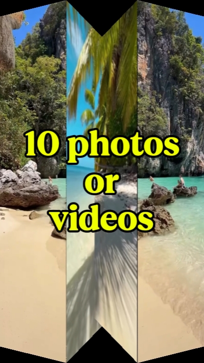 10 photos or videos 