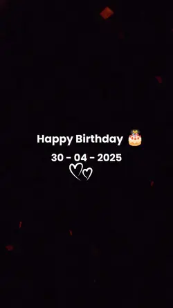 Birthday 30 April