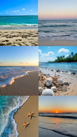 Beach collage 