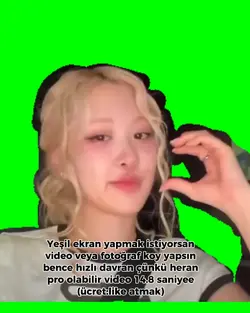 yeşil ekran yapsın