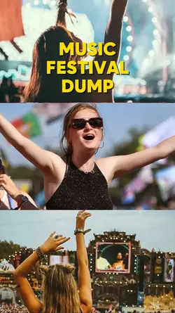 music festival dump