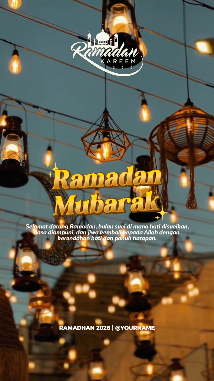 SELAMAT DATANG RAMADAN 2026