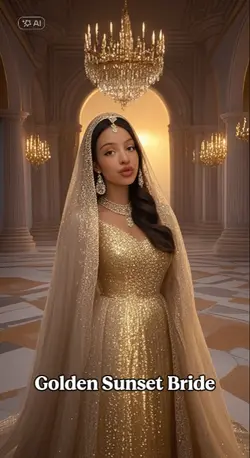 Golden Sunset Bride