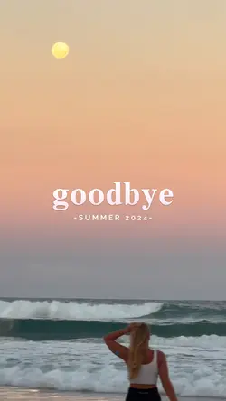 Bye summer ✨🌅
