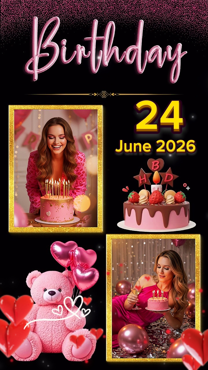 Feliz cumpleaños 24 de junio 