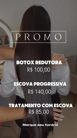Promoção| salão 