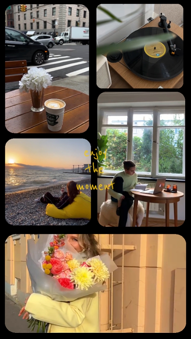 enjoy the moment 