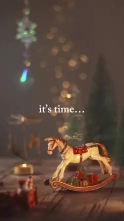it's time. christmas