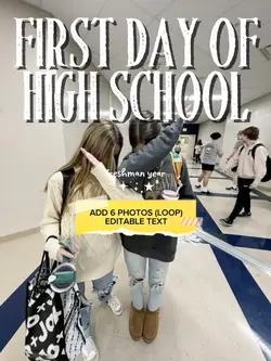 1st day high school✨