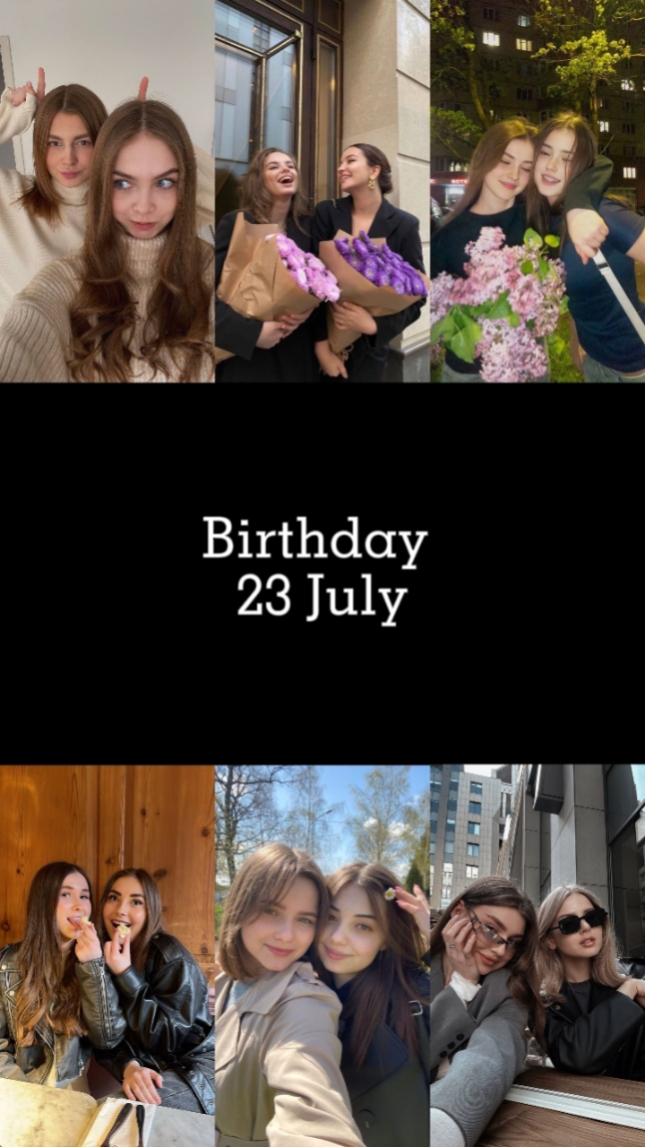 Anniversaire 23 juillet 