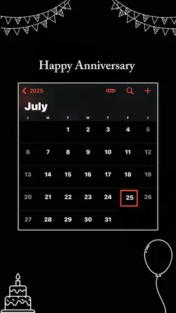 25 july Anniversary 