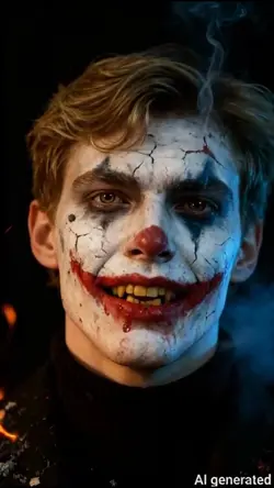 Sinister Clown Makeu