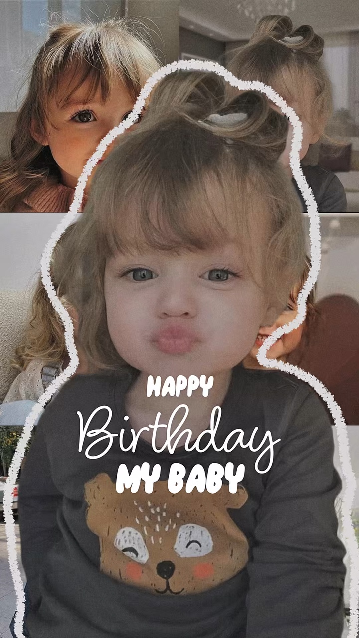 Anniversaire mon bébé