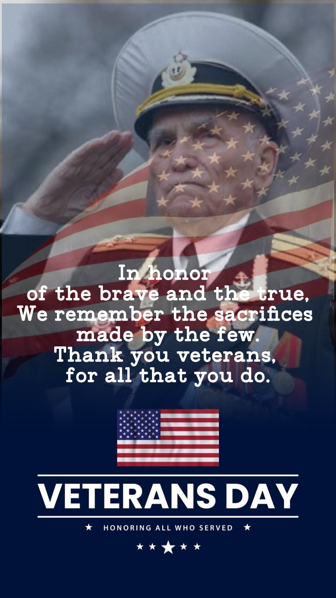 Feliz Veteranos Da
