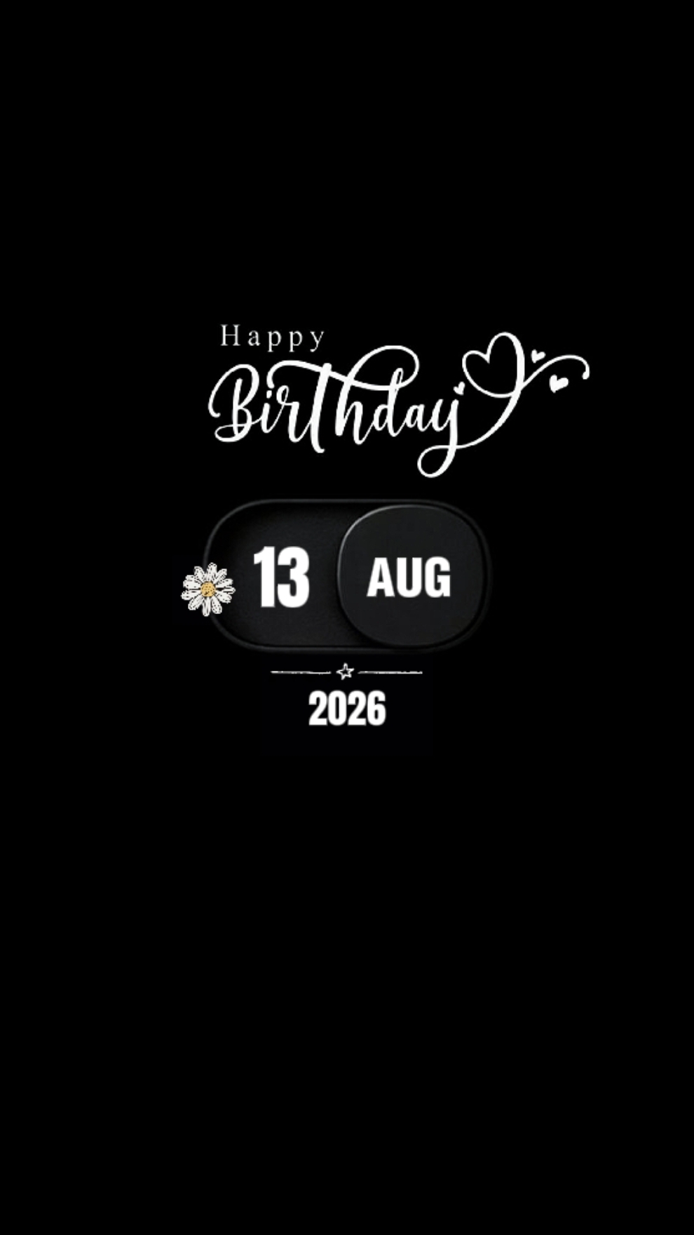 13 AUGUST BDAY 2026
