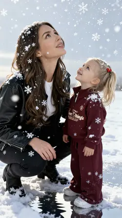 Snow w Child