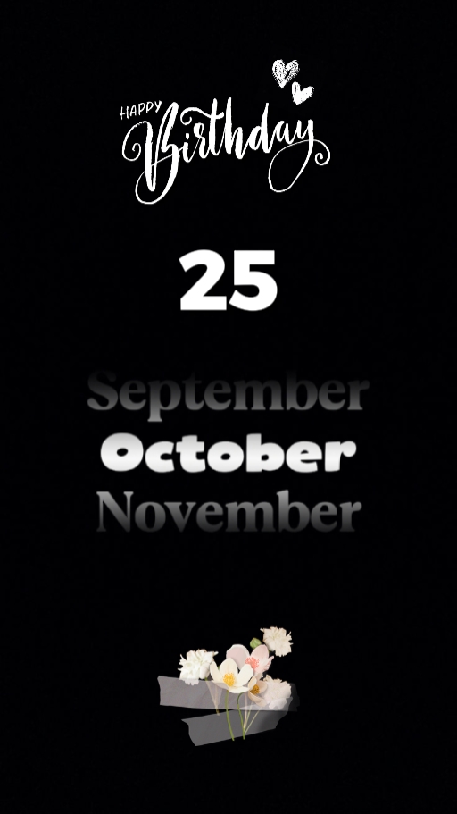 birthday 25 October