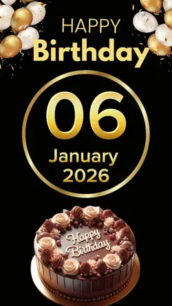 HBD 06 JANUARY 