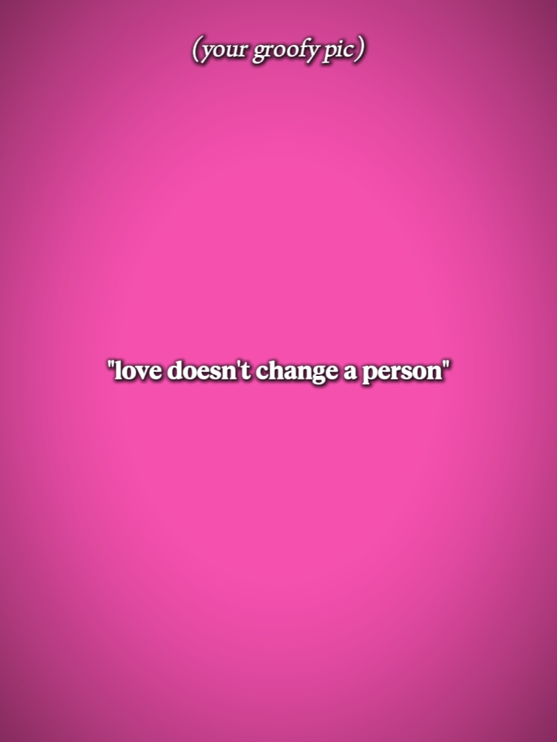 L'amour ne change pas 