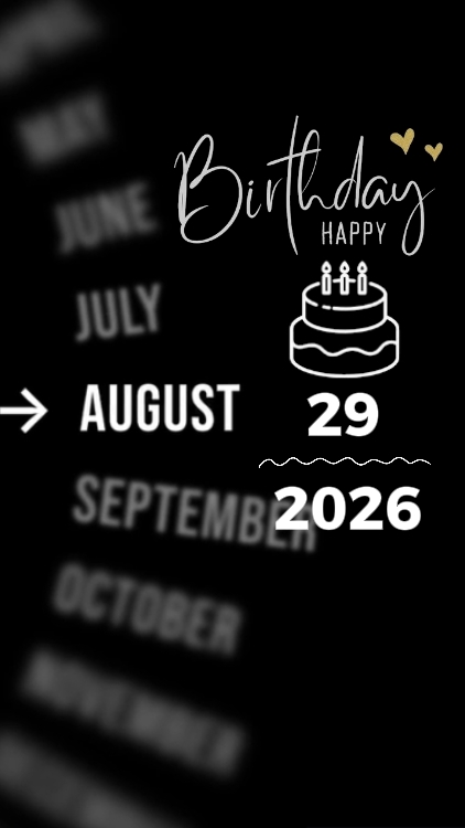 ANNIVERSAIRE SON 29 AOÛT