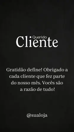 gratidão!