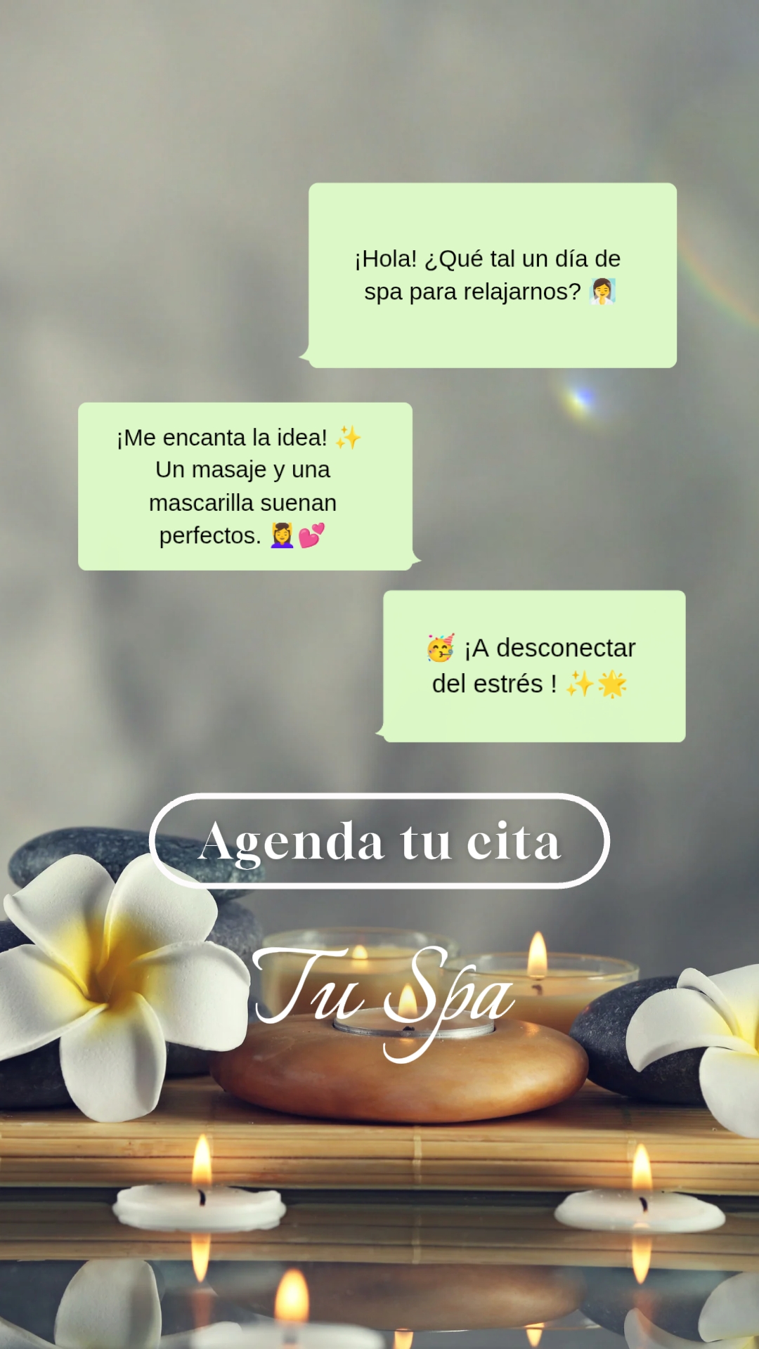 Promoción de servicios de spa 