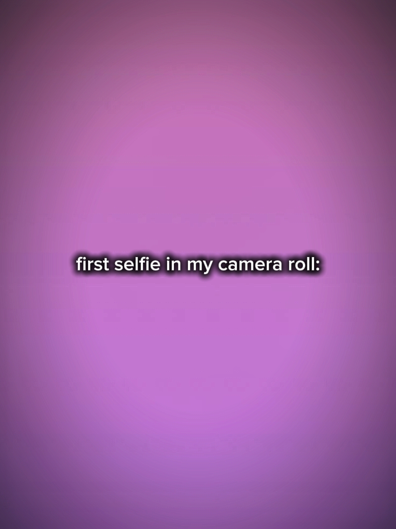 first selfie 