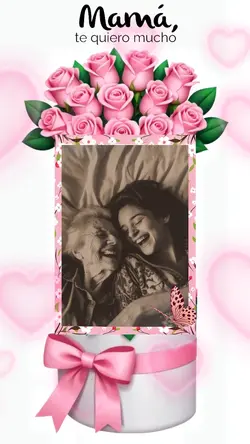 Te amo mamá 
