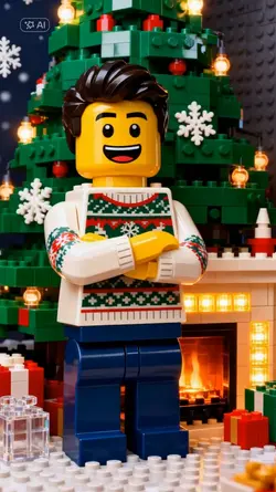 LEGO Christmas Man