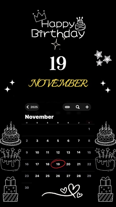HBD 19 NOVEMBRE 2025