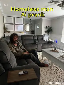 Homeless man ai