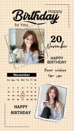 20 NOVEMBER BIRTHDAY