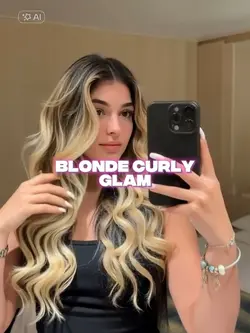 blonde hairstyle