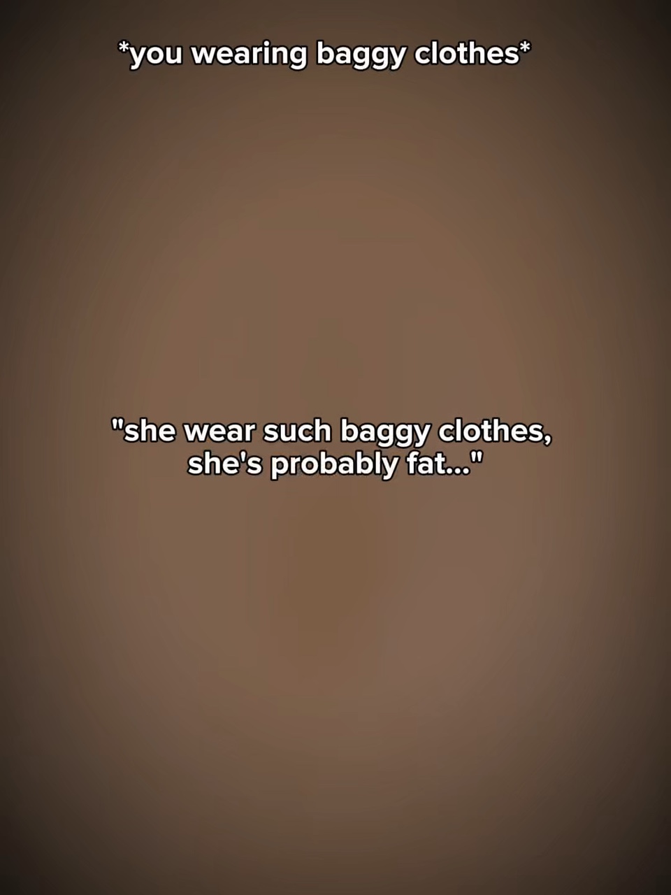 You wearing