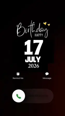 Hbd 17 July 2026 