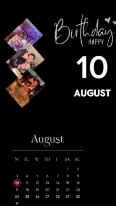 HBD love 10 August