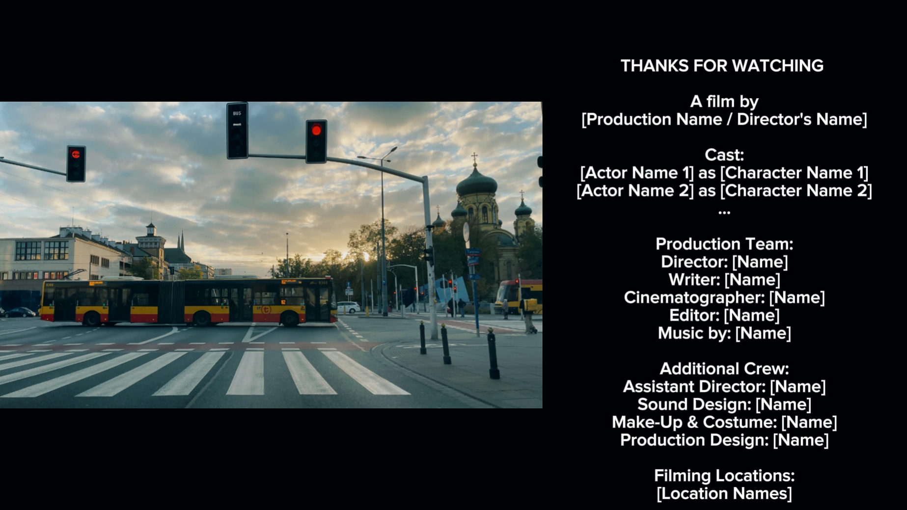 Film kredit outro 