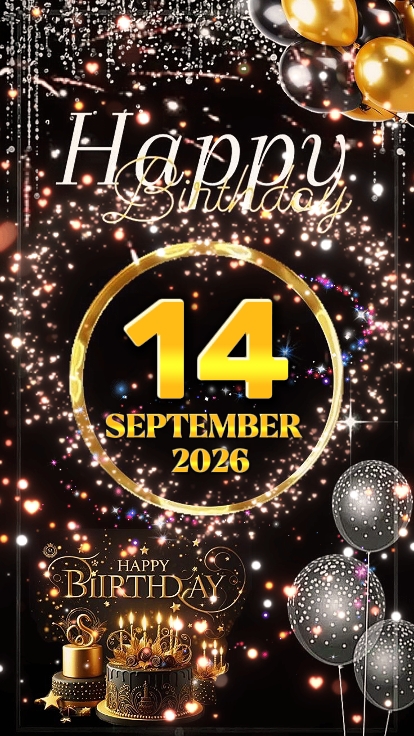 HBD 14 de septiembre de 2026