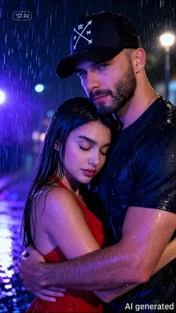 Rain photoshoot